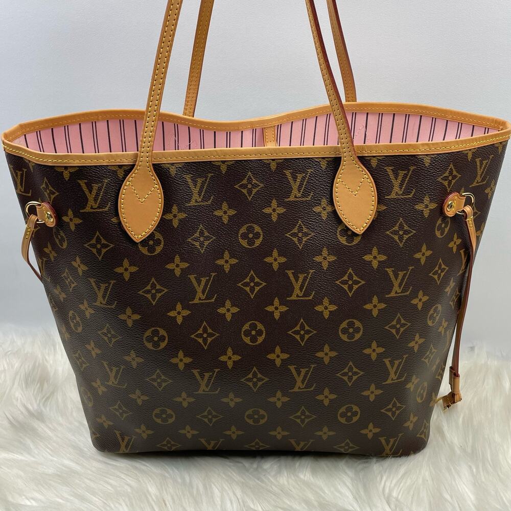 💎✨DISCONTINUED INTERIOR✨💎 Neverfull MM Monogram Canvas Tote Bag - Picture 3 of 9